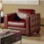 Palliser Barrett  Contemporary Upholstered Chair with Square Decorative Tufting