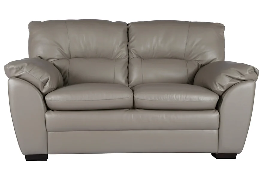 Buckhorn Leather Loveseat by Rockwood at Bennett's Furniture and Mattresses