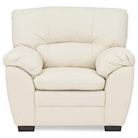 Casual Chair with Pillow Arms - In Fabric