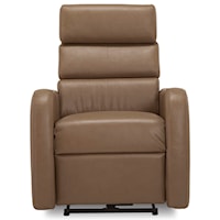 Contemporary Wallhugger Power Recliner with Power Headrest