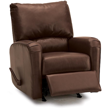 Modern Rocker Recliner w/ Exterior Handle