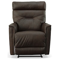 Contemporary Power Wall Saver Recliner with Track Arms