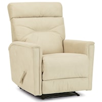 Contemporary Power Lift Recliner with Track Arms