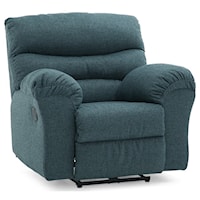 Casual Manual Wallhugger Recliner with Pillow Arms
