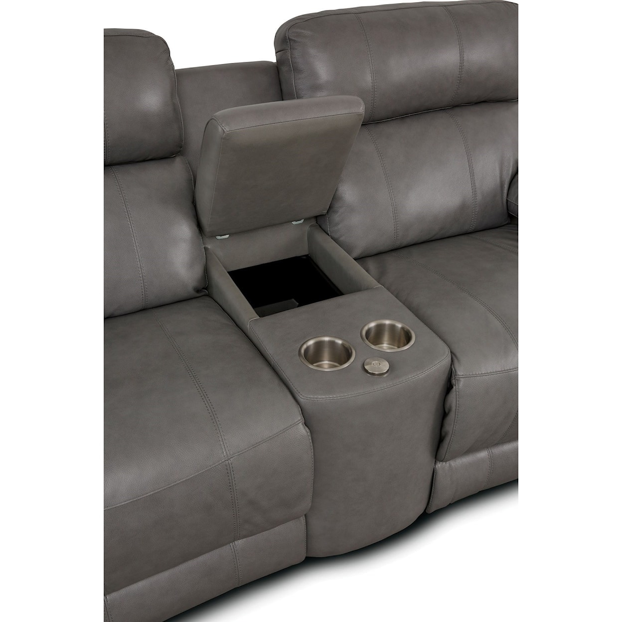 Palliser Finley Power Headrest Reclining Console Loveseat