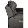 Palliser Finley Power Headrest Reclining Console Loveseat