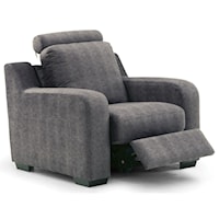 Contemporary Wall Saver Recliner with Articulated Headrest