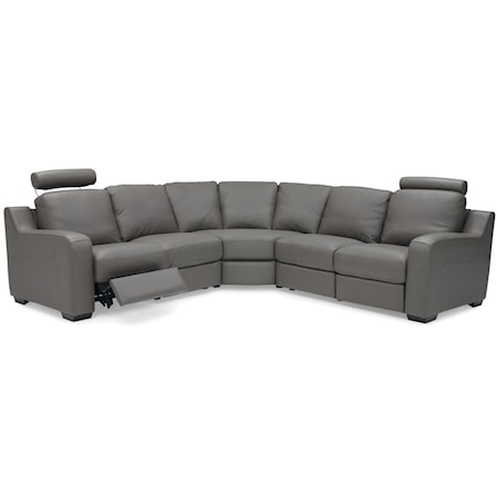 5-Seat Reclining Sectional Sofa
