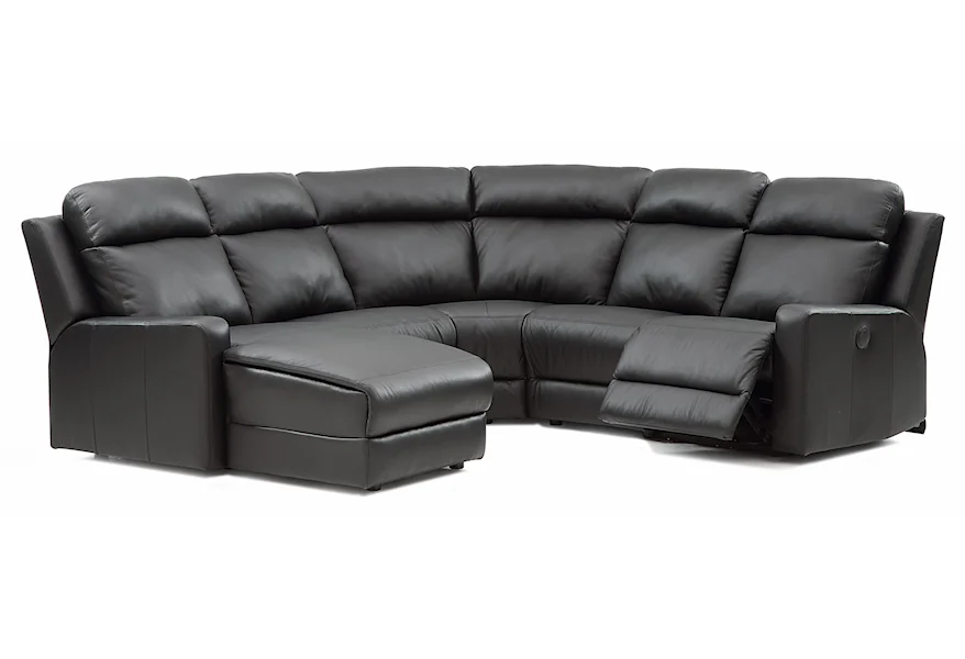 Forest Hill Power Recline Sofa Sectional by Palliser at Reeds Furniture