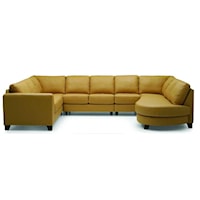 Left Arm Facing Corner Sectional w/ Bumper