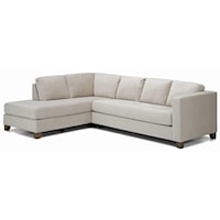 Contemporary Sectional Sofa with Left Facing Chaise