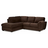 Casual Sectional Sofa with RHF Corner Chaise 