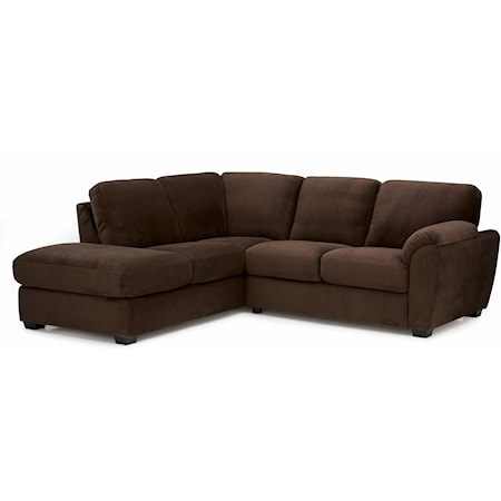 Two Piece Sectional Sofa with RHF Chaise 