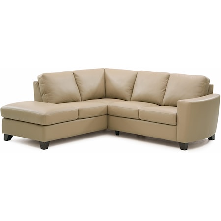 Contemporary 2-piece Sectional with Corner Chaise