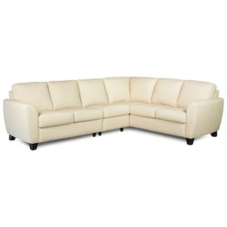 5-Seat Sectional Sofa with RAF Corner Piece