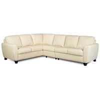 Contemporary 5-Seat Sectional Sofa with LAF Corner Piece