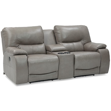 Power Reclining Console Loveseat