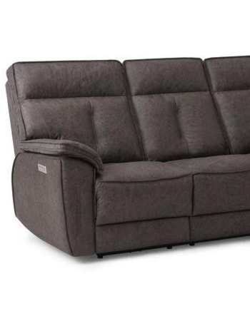 Sofa with Two Triple Power Recliners