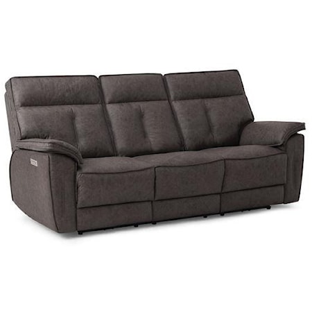 Sofa with Two Triple Power Recliners