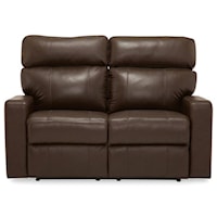 Contemporary Manual Reclining Loveseat