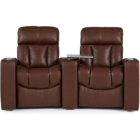 2-Seat Reclining Home Theater Seating