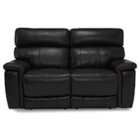 Casual Power Reclining Loveseat w/ Power Headrest & USB Port