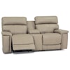 Palliser Powell  Power Reclining Loveseat w/ Console