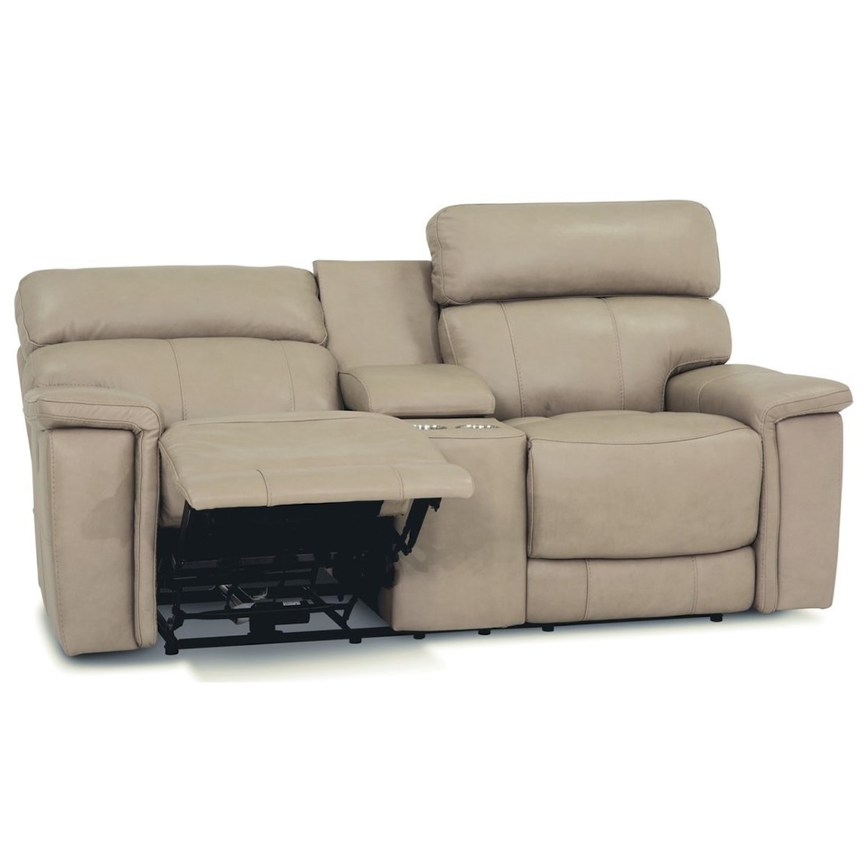 Palliser Powell  Power Reclining Loveseat w/ Console