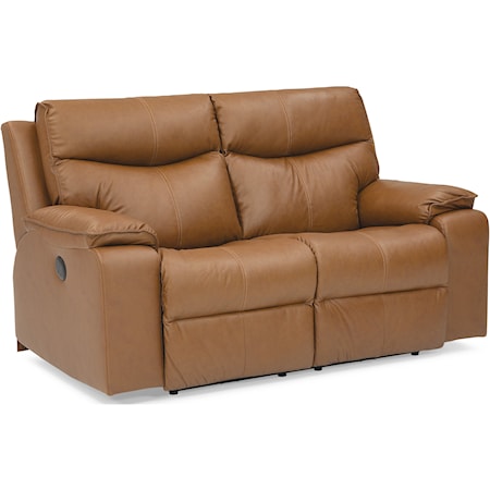 Providence Casual Manual Reclining Loveseat with Pillow Arms