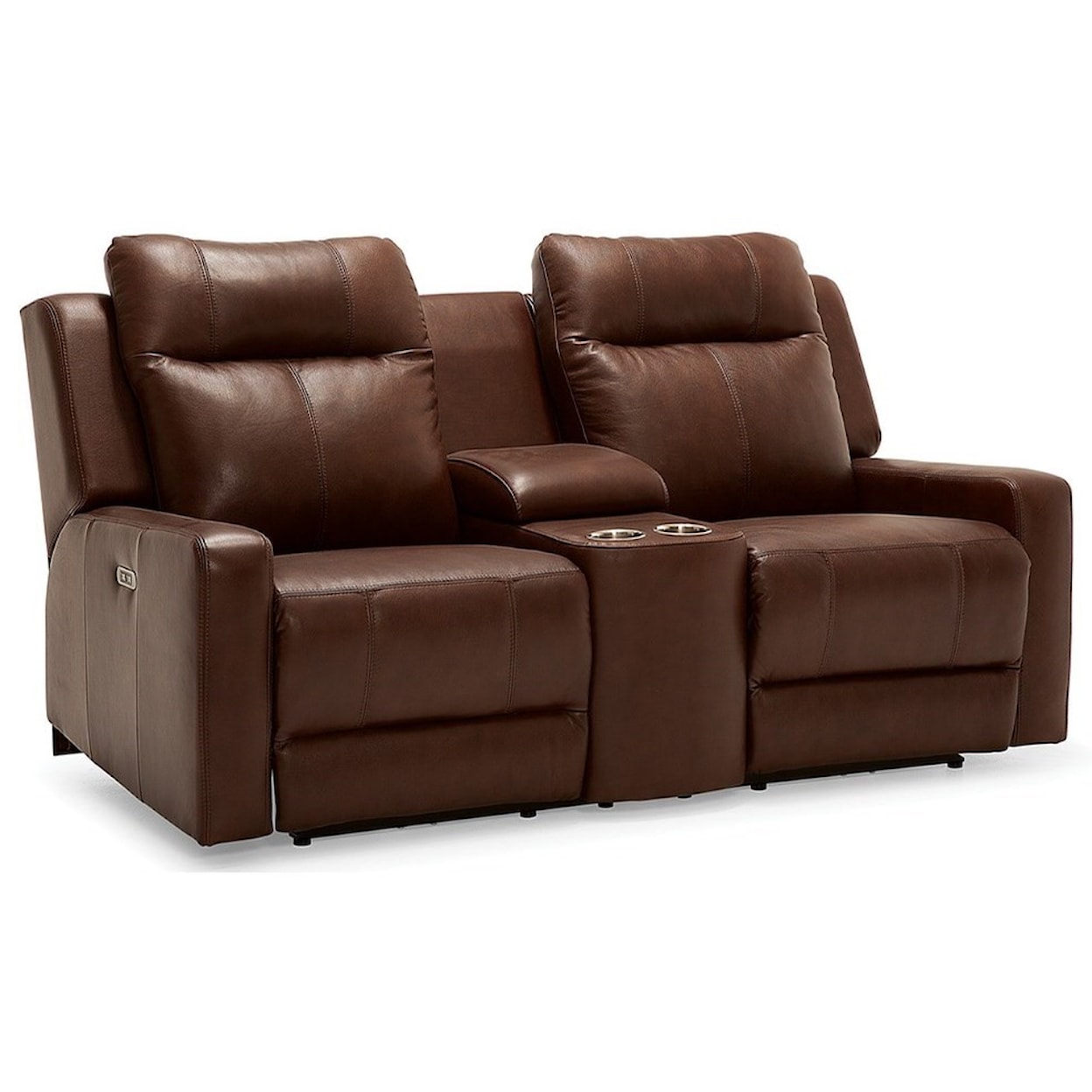 Palliser Redwood Power Reclining Console Loveseat