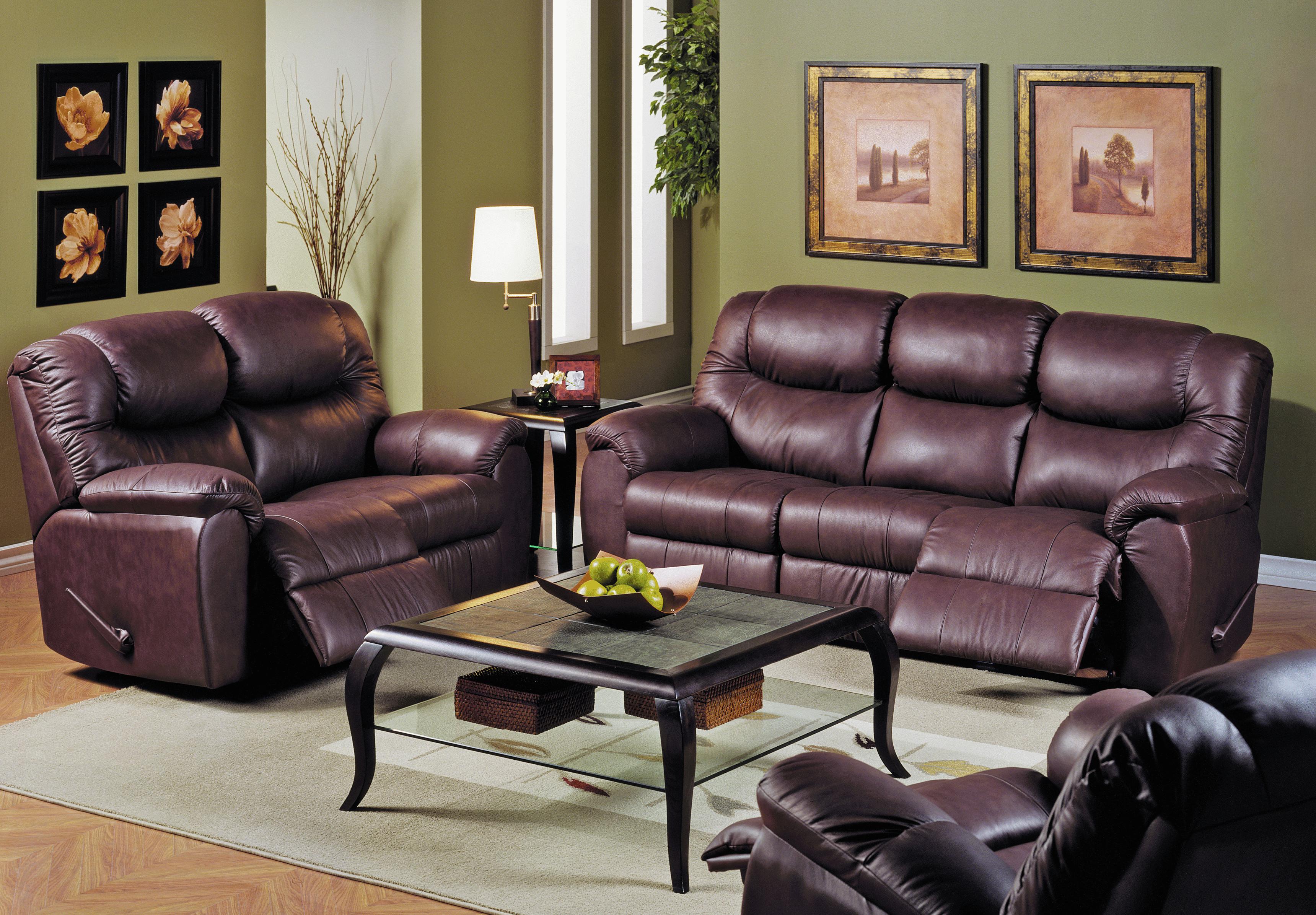 Regent Upholstered Manual Reclining Loveseat