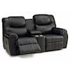 Palliser Regent Loveseat Console Pwr