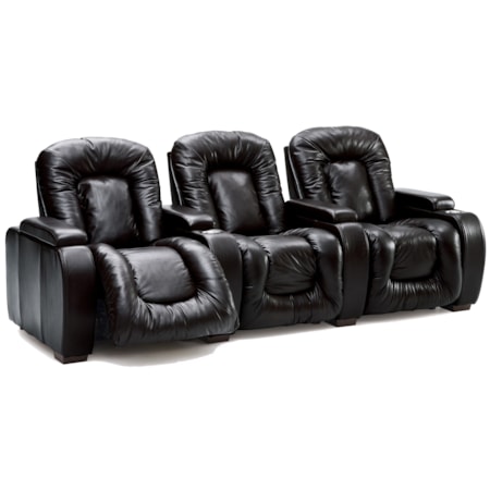 Three Person Home Theater Recliner