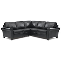 Transitional 2-Piece Sectional