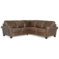 Transitional 2-Piece Sectional