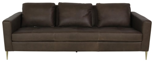 Contemporary Sofa with Track Arms
