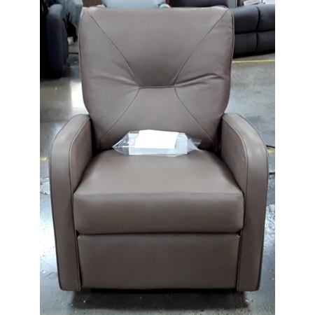 Swivel Glider Leather Power Recliner