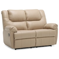 Power Loveseat Recliner with Pillow Arms
