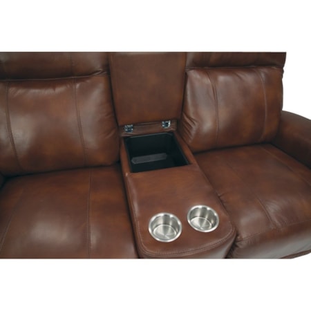 Power Reclining Console Loveseat 