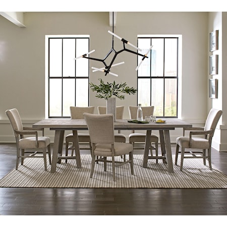 Contemporary Dining Table & Chair Set
