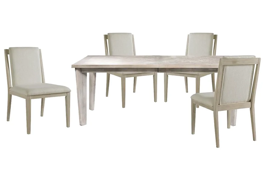 Boca Grande DINING TABLE And 4 SIDE CHAIRS by Panama Jack by Palmetto Home at Johnny Janosik
