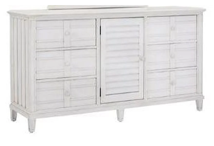 Cane Bay Louvered Door Dresser by Panama Jack by Palmetto Home at Johnny Janosik