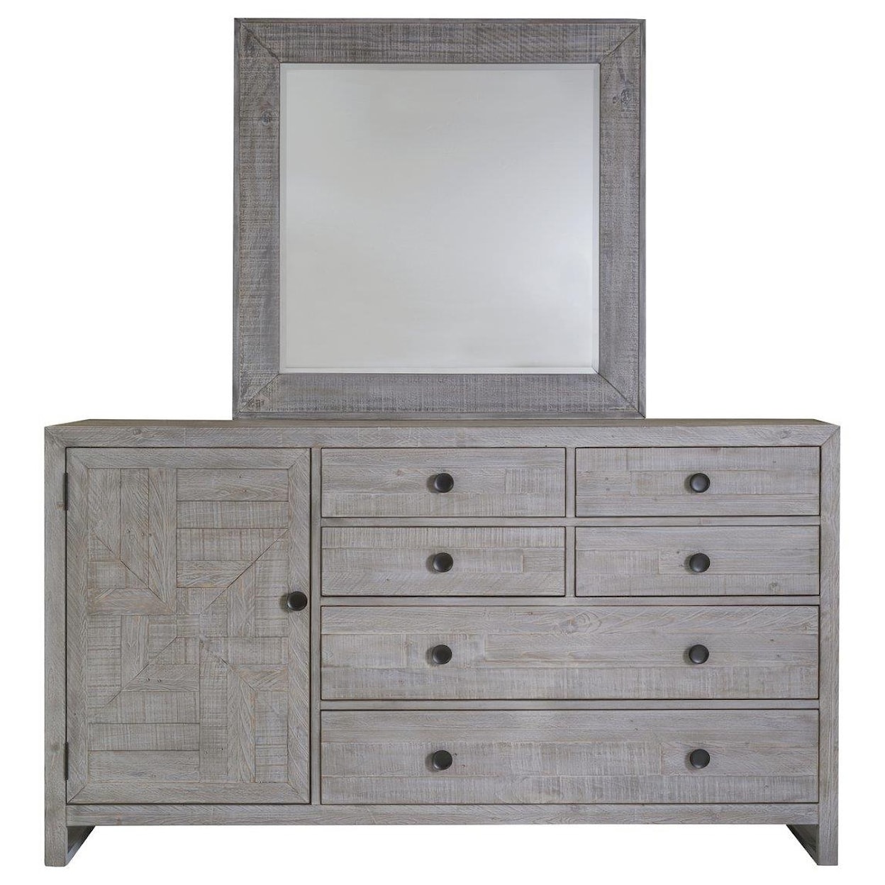 Palmetto Home Studio 20 Dresser & Mirror Set