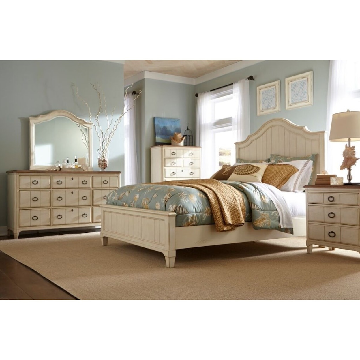 Panama Jack by Palmetto Home Millbrook Queen Bedroom Group