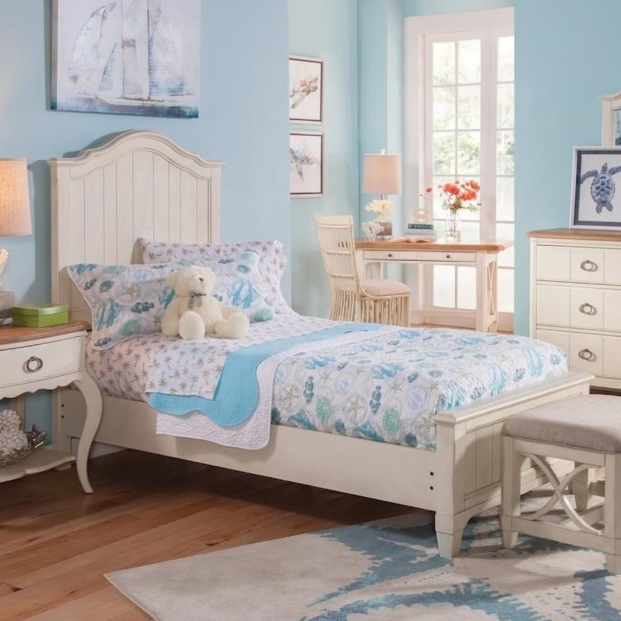 Panama Jack by Palmetto Home Millbrook Twin Panel Bed