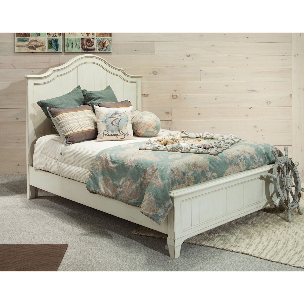Panama Jack by Palmetto Home Millbrook King Panel Bed