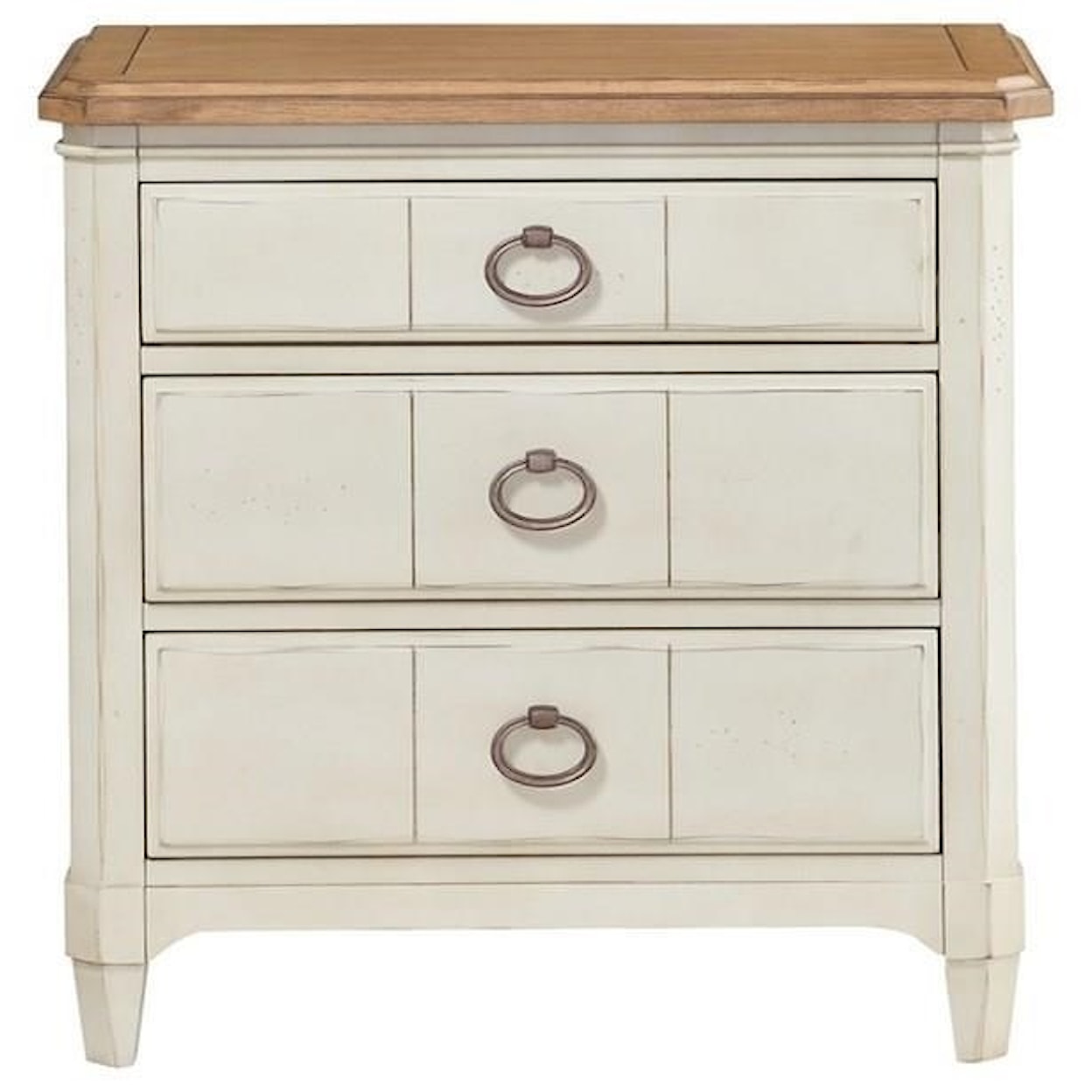 Panama Jack by Palmetto Home Millbrook Three Drawer Nightstand