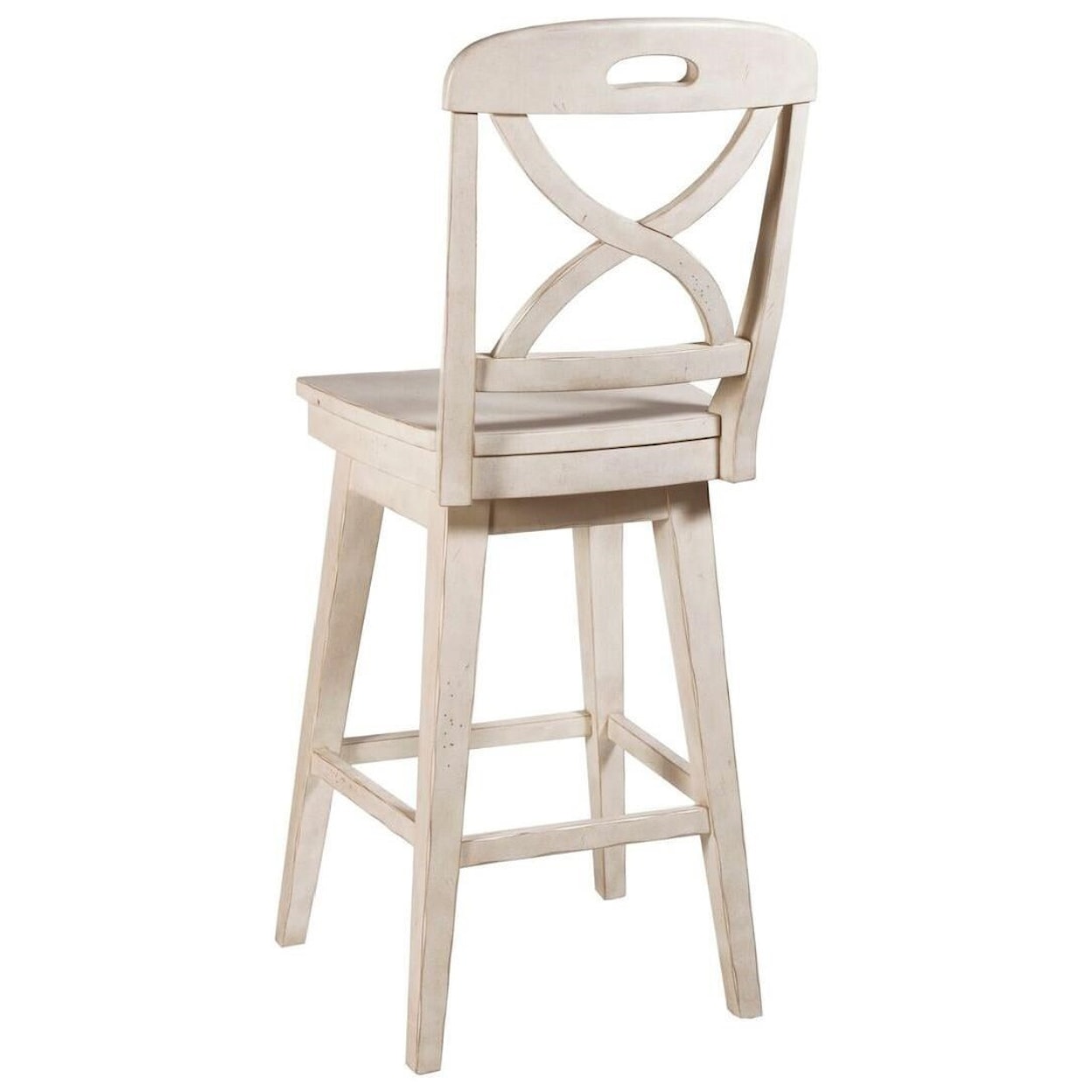 Panama Jack by Palmetto Home Millbrook X Back Swivel Barstool