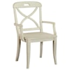 Panama Jack by Palmetto Home Millbrook X Back Dining Arm Chair