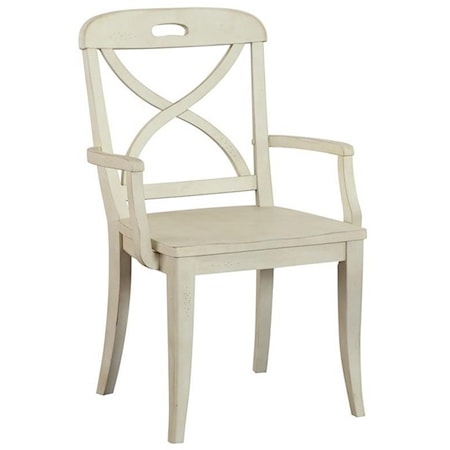X Back Dining Arm Chair